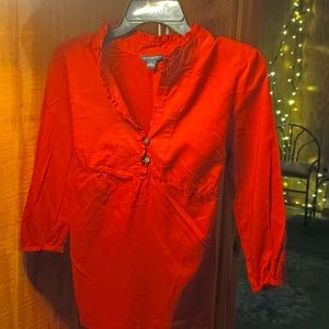 Beautiful rust Banana Republic blouse